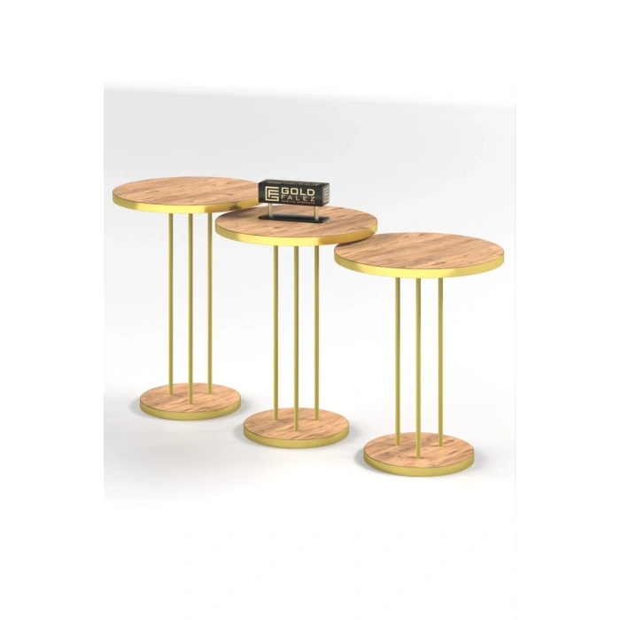 Zigon Sehpa Terra Gold Ceviz