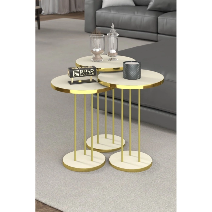 Zigon Sehpa Terra Gold Krem