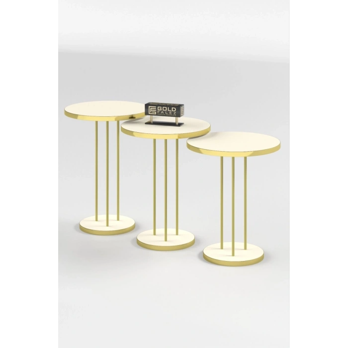 Zigon Sehpa Terra Gold Krem