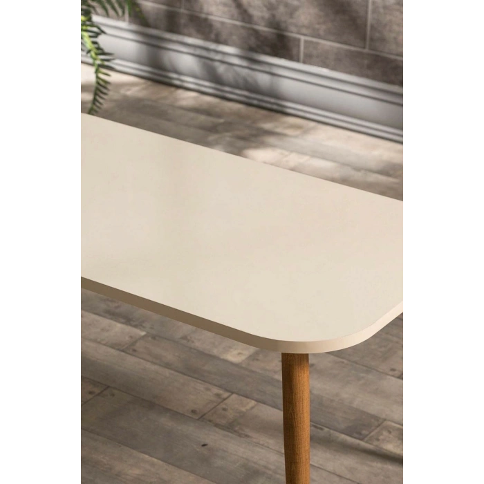 Zigon Sehpa Ve Orta Sehpa Kr Torna Krem Set 3008