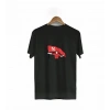 1 Mayıs Emek Ve Dayanışma Bayraklı Emekçi Baskılı Bisiklet Yaka T-shirt - Siyah