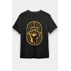 1 Mayıs Labor Day Emekçi Temalı Baskılı Oversize Bisiklet Yaka T-shirt - Siyah