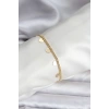 14K Gold Renk Kaplama Kalpli Model CM Kadın Bileklik