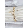 14K Gold Renk Kaplama Lazerli Zincir Model CM Kadın Bileklik