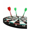 15 İnç Dart Tahtası 4 Metal Uçlu Dart Oku Dayanıklı Ahşap Gövde