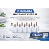 2 Numara Hacamat Kupası 10 Adet Vakumlu Kupa Bardak Dayanıklı Plastik Manuel Hacamat Kabı