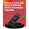 22.5W Hızlı + 15W Kablosuz Şarj – Akıllı Powerbank ile Her An Enerji