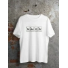 24 Kasım Kimya Öğretmeni Hediyesi Baskılı Bisiklet Yaka T-shirt - Beyaz
