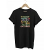 24 Kasım Öğretmenler Günü Hediye Temalı Oversize Bisiklet Yaka T-shirt - Siyah