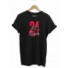 24 Kasım Öğretmenler Günü Öğretmen Hediyesi Baskılı Oversize T-shirt - Siyah