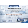 3 Numara Hacamat Kupası 20 Adet Vakumlu Kupa Bardak Dayanıklı Plastik Manuel Hacamat Kabı