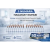 3 Numara Hacamat Kupası 50 Adet Vakumlu Kupa Bardak Dayanıklı Plastik Manuel Hacamat Kabı Seti