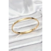 316L Çelik Gold Renk 65 mm İnce Kadın Kelepçe Bileklik
