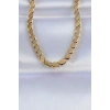 316L Çelik Gold Renk Arpa Model Kolye
