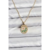 316L Çelik Zincir Papatya Figürlü Kadın Kolye