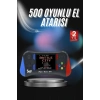 3.5 İnç 500ü 1 Arada Klasik Oyun Konsolu Nostalji Oyunlu Atari