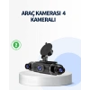 4 Kameralı Araç İçi Kamera 1080P GPS Takip WiFi Gece Görüşlü
