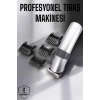 4 Taraklı Taşınabilir Profesyonel Saç ve Sakal Kesme Tıraş Makinesi