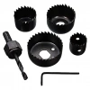 6 PARÇA BUAT AÇMA PANÇ SETİ 32-38-44-54MM & 3/8 HEX ANAHTAR METAL AHŞAP PLASTİK DELİK AÇMA