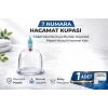 7 Numara Hacamat Kupası 1 Adet Vakumlu Kupa Bardak Dayanıklı Plastik Manuel Hacamat Kabı