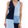 7385 KOT ELBİSE-MAVİ