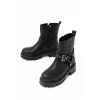 868-2015 Siyah Fermuarlı Günlük Kadın Bot