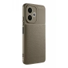 A5 Pro 4G Kılıf Auto Focus Karbon Kapak - Kahverengi