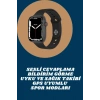 Akıllı Saat Tema Değiştirme Uyku ve Sağlık Takibi Sesli Asistan Bildirim Görme