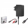 Akü Şarj Cihazı 12V 1.2A 14.4W Krokodil Uç Akü Şarj Adaptörü