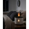Alev ve Volkan Efektli Ultrasonik Aroma Difüzörü LED Gece Lambalı Hava Nemlendirici