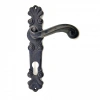 Antika Tarz Dekoratif Pirinç Okyanus Banyo Kapı Kolu - 230x46 mm, Oksit