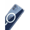 Apple iPhone 11 Combo Sert Şeffaf Magsafe Kapak - Şeffaf