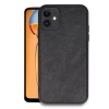 Apple iPhone 11 Kılıf Aras Deri Kapak - Siyah