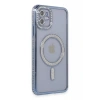 Apple iPhone 11 Kılıf Joke Simli Magneticsafe Kılıf - Mavi