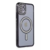 Apple iPhone 11 Kılıf Joke Simli Magneticsafe Kılıf - Siyah