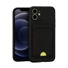 Apple iPhone 11 Kılıf Kelvin Kartvizitli Silikon - Siyah