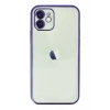 Apple iPhone 11 Kılıf Lensli Silikon - Mor