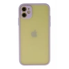 Apple iPhone 11 Kılıf Montreal Silikon Kapak - Mor