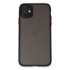Apple iPhone 11 Kılıf Montreal Silikon Kapak - Siyah