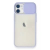 Apple iPhone 11 Kılıf Palm Buzlu Kamera Sürgülü Silikon - Lila