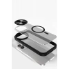 Apple iPhone 11 Kılıf Teleskop Lens Magsafe Silikon Kapak - Siyah