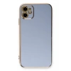Apple iPhone 11 Kılıf Volet Silikon - Mavi