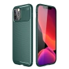 Apple iPhone 11 Pro Kılıf Auto Focus Karbon Kapak - Yeşil