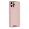 Apple iPhone 11 Pro Kılıf Coco Deri Standlı Kapak - Pembe