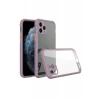 Apple iPhone 11 Pro Kılıf Miami Şeffaf Silikon - Açık Mor