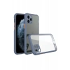 Apple iPhone 11 Pro Kılıf Miami Şeffaf Silikon - Gri