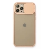 Apple iPhone 11 Pro Kılıf Palm Buzlu Kamera Sürgülü Silikon - Pembe