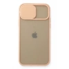 Apple iPhone 11 Pro Kılıf Palm Buzlu Kamera Sürgülü Silikon - Pembe