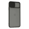 Apple iPhone 11 Pro Kılıf Palm Buzlu Kamera Sürgülü Silikon - Siyah