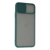 Apple iPhone 11 Pro Kılıf Palm Buzlu Kamera Sürgülü Silikon - Yeşil